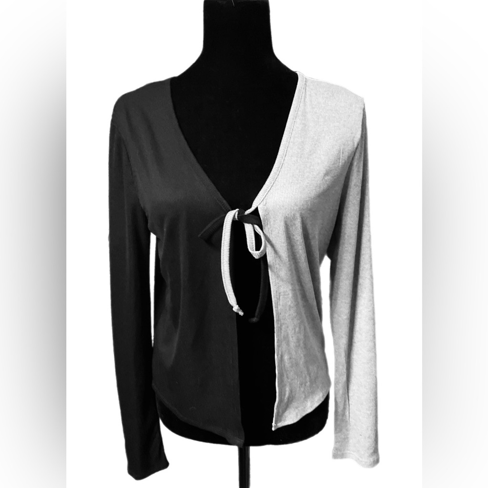 Society 212 Color Block Cardigan, NEW